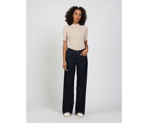 Relax-fit-Jeans GANG "94AMELIE WIDE", Damen, Gr. 25, Normalgrößen, prewashed, 99% Baumwolle, 1% Elasthan, unifarben, relaxed fit lang, Jeans, im 5-Pocket-Style (68119164-25) prewashed