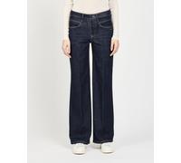 Relax-fit-Jeans GANG "94MEDINA WIDE", Damen, Gr. 29, Normalgrößen, blau (worn rinse), 98% Baumwolle, 2% Elasthan, unifarben, relaxed fit lang, Jeans, mit normaler Beinlänge (51185243-29) worn rinse