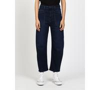 Relax-fit-Jeans GANG "94ODINA", Damen, Gr. 26, N-Gr, blau schwarz wash, Denim/Jeans, Obermaterial: 98% Baumwolle, 2% Elasthan, weit knöchellang, Jeans, O-Shape mit aufgesetzten Taschen (97204351-26) b