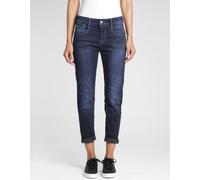 Relax-fit-Jeans GANG "GANG Jeans Relaxed Fit 94AMELIE", Damen, Gr. 30, denim dunkelblau, Denim/Jeans, 88% Baumwolle, 9% Polyester, 4% Elasthan, Jeans (15607820-30) denim dunkelblau