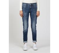 Relax-fit-Jeans GANG "GANG Jeans Relaxed Fit 94AMELIE", Damen, Gr. 34, Einheitsgröße, denim blau, Denim/Jeans, 79% Baumwolle, 20% Polyester, 1% Elasthan, Jeans (38577553-34) denim blau