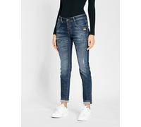 Relax-fit-Jeans GANG "GANG Jeans Relaxed Fit 94GERDA", Damen, Gr. 31, denim blau, Denim/Jeans, 90% Baumwolle, 2% Elasthan, 8% Polyester, Jeans (37364866-31) denim blau