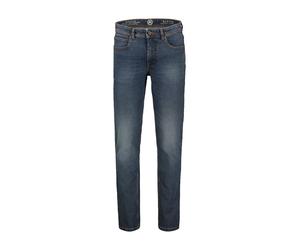 Relax-fit-Jeans LERROS "BAXTER 5-Pocket Stretch-Denim, RELAXED FIT", Herren, Gr. 30, Länge 32, worker blau, 78% Baumwolle, 20% Polyester, 2% Elasthan, Jeans, Locker geschnittene Herren-Jeans mit gerad