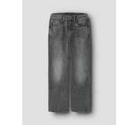 Relax-fit-Jeans NAME IT "NKMRYAN LOOSE JEANS 5760-RM NOOS", Jungen, Gr. 116, N-Gr, grau (dunkelgrau denim), Denim/Jeans, Obermaterial: 100% Baumwolle, leichte Abriebeffekte, loose fit lang, Jeans (976