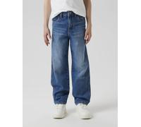 Relax-fit-Jeans NAME IT "NKMRYAN LOOSE JEANS 5760-RM NOOS", Jungen, Gr. 152, N-Gr, blau (medium blau denim), Denim/Jeans, Obermaterial: 100% Baumwolle, leichte Abriebeffekte, loose fit lang, Jeans (79
