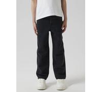 Relax-fit-Jeans NAME IT "NKMRYAN LOOSE JEANS 5760-RM NOOS", Jungen, Gr. 158, N-Gr, blau (schwarz denim detail:washed), Denim/Jeans, Obermaterial: 100% Baumwolle, leichte Abriebeffekte, loose fit lang,