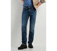 Relax-fit-Jeans PEPE JEANS "Jeans mit entspannter Passform TAPERED JEANS STANLEY", Herren, Gr. 30, Länge 32, blau (faded schwarz mocha, hw8), 99% Baumwolle, 1% Elasthan, Jeans (92007839-30) faded schw