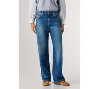 Relax-fit-Jeans PEPE JEANS "relaxed fit jeans LOOSE ST JEANS MW HAZEL", Damen, Gr. 27, Länge 30, blau (used pepe blau), Jeans (89737735-27) used pepe blau