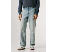 Relax-fit-Jeans PEPE JEANS "relaxed fit jeans LOOSE TAPERED JEANS HELIX AUTHENTIC", Herren, Gr. 33, Länge 32, blau (12oz blau rigid denim), 100% Baumwolle, Jeans (10874133-33) 12oz blau rigid denim