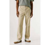 Relax-fit-Jeans PEPE JEANS "relaxed fit jeans LOOSE TAPERED JEANS HELIX CLR", Herren, Gr. 33, Länge 32, beige (11oz garment dye comfort denim), 99% Baumwolle, 1% Elasthan, Jeans (68981657-33) 11oz gar