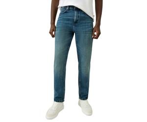 Relax-fit-Jeans QS "Style Devon", Herren, Gr. 32, Länge 32, mid blau, Denim/Jeans, Obermaterial: 99% Baumwolle, 1% Elasthan, unifarben, relaxed fit knöchellang, Jeans, im Five-Pocket Style (33833010-3
