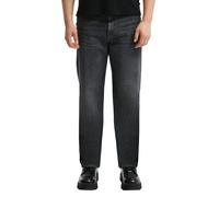 Relax-fit-Jeans QS "Style Devon", Herren, Gr. 38, Länge 32, dunkelgrau, Denim/Jeans, Obermaterial: 99% Baumwolle, 1% Elasthan, unifarben, relaxed fit knöchellang, Jeans, im Five-Pocket Style (85323965