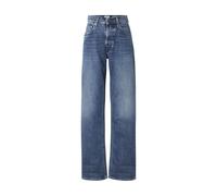 Relax-fit-Jeans REPLAY "Replay AUBRY", Damen, Gr. 27/32, Länge 32, blau (medium blau), 73% Baumwolle, 26% Lyocell, 1% Elasthan, unifarben, Jeans (18801861-27) medium blau