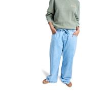 Jogginghose ROXY "STUNNING VIEW MID BEAU BLUE", Damen, Gr. 26, N-Gr, beau blau, Obermaterial: 100% Baumwolle, sportlich, Hosen (89308652-26) beau blau