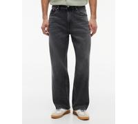 Relax-fit-Jeans TOMMY JEANS "JAIMIE RELAXED", Herren, Gr. 38, Länge 34, grau (denim schwarz), Denim/Jeans, Obermaterial: 99% Baumwolle, 1% Elasthan, unifarben, relaxed fit lang, Jeans, Relaxed fit im