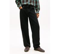 Relax-fit-Jeans TOMMY JEANS "JAIMIE RELAXED STRAIGHT", Herren, Gr. 32, Länge 32, denim schwarz, Denim/Jeans, Obermaterial: 57% Baumwolle, 43% Lyocell, relaxed fit, Jeans (43388719-32) denim schwarz