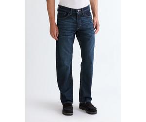 Relax-fit-Jeans WRANGLER "Foundation", Herren, Gr. 34, Länge 32, schwarzened_indigo, Denim/Jeans, Obermaterial: 99% Baumwolle, 1% Elasthan, relaxed fit lang, Jeans, mit normaler Leibhöhe (18872105-34)