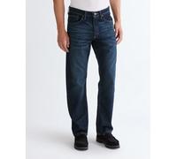 Relax-fit-Jeans WRANGLER "Foundation", Herren, Gr. 36, Länge 34, schwarzened_indigo, Denim/Jeans, Obermaterial: 99% Baumwolle, 1% Elasthan, relaxed fit lang, Jeans, mit normaler Leibhöhe (45667658-36)