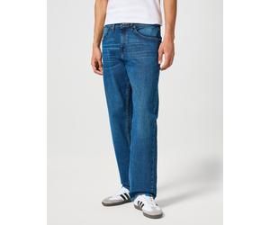 Relax-fit-Jeans WRANGLER "Foundation", Herren, Gr. 38, Länge 32, knox, Denim/Jeans, Obermaterial: 99% Baumwolle, 1% Elasthan, relaxed fit lang, Jeans, mit normaler Leibhöhe (84229243-38) knox