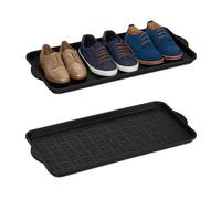 Relaxdays 8 x XL Schuhablage Schwarz