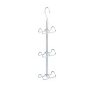 Relaxdays Handtaschenbügel Eisen Silber 6 Haken 39,5 cm x 8,5 cm x 4,5 cm 0,2 kg