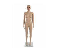 Relaxdays Schaufensterpuppe weiblich Beige