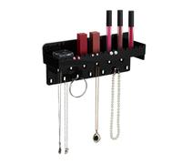 Relaxdays Schmuckhalter Wand Schwarz
