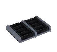 Relaxdays Schuhabstreifer mit Bürsten Grau,Schwarz