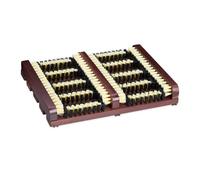 Schuhabstreifer mit Bürsten