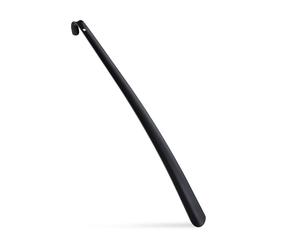 Relaxdays Schuhlöffel Metall, 2er Set, stabil, Schuhanzieher 58 cm lang, zum Aufhängen, Anziehhilfe für Schuhe, schwarz - schwarz Metall 10031424_46