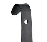 relaxdays Schuhlöffel Metall schwarz