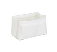 Relaxdays Taschenorganizer Filz Weiß Mit Fächern 16 cm x 27 cm x 16 cm 0,23 kg