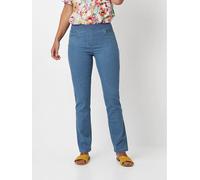Relaxed by Toni Damen Schlupfhose My Darling mit breitem Jersey-Bund 48K Bleached