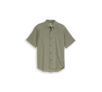 relaxed cotton linen shirt L