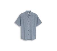 relaxed cotton linen shirt M