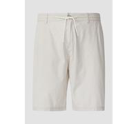 s.Oliver Red Label - Bermuda mit Minimalmuster und Elastikbund weiß - Gr. - 31