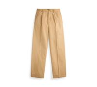 Relaxed-Fit-Bundfaltenhose mit Baumwolle DE 34 Tan