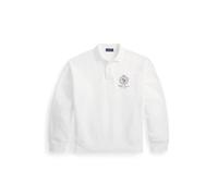 Polo Ralph Lauren Herren Sweatshirt mit Polokragen, weiss, Gr. XXL