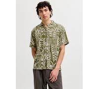 Relaxed Fit Hawaii-hemd L Grün