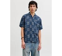 Jprblulyon Print Dobby S/S Shirt Sn