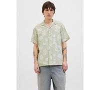Relaxed Fit Hawaii-hemd S Grün