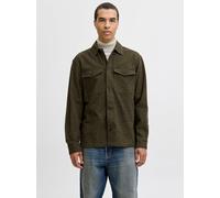 Relaxed Fit Overshirt M Grün