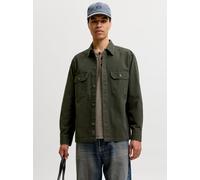 Relaxed Fit Overshirt M Grün