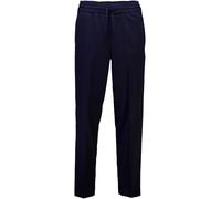 Stoffhose LINDBERGH, Herren, Gr. XL, N-Gr, blau (navy), Web, Obermaterial: 65% Polyester, 31% Viskose, 4% Elasthan, unifarben, casual, relaxed fit lang, Hosen, mit Kordelzug (21526819-XL) navy