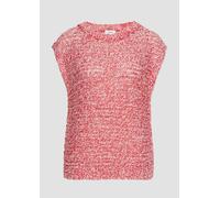 s.Oliver Red Label - Relaxed-Fit-Pullunder aus Ajourstrick rot - Gr. - 36