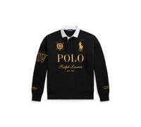 Relaxed-Fit Rugby-Sweatshirt mit Pony XXL Black