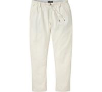 Chinohose BONPRIX, Herren, Gr. 58, N-Gr, sandbeige, Web, Obermaterial: 55% Leinen, 45% Baumwolle, relaxed fit, Hosen Chinohose, aus Leinen, mit Bändchen zur Weitenanpassung, relaxed fit (20130663-58) 