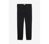 Relaxed Fit Schlupfhose aus reinem Baumwoll-Twill, Tapered 52