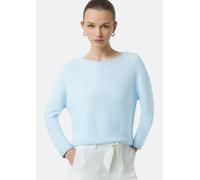 Relaxed-Fit-Strickpullover mit dezenten Pailletten blau 44