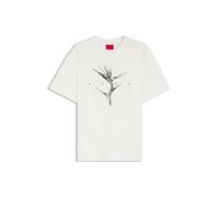 Relaxed-fit T-Shirt Aus Baumwolle Mit Artwork Und Logo
